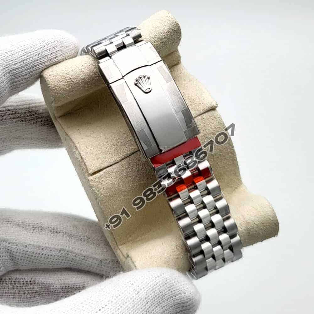 Rolex Datejust Oystersteel and White Gold Mint Green Dial 41mm Exact 1:1 Top Quality Super Clone Replica Swiss ETA 3235 Automatic Movement Watch