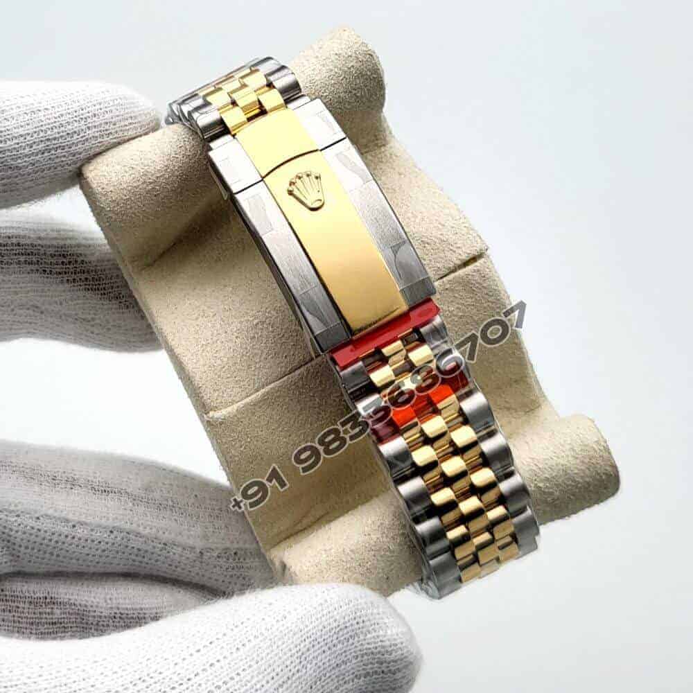 Rolex Datejust Oystersteel and Yellow Gold Champagne-Colour Dial 41mm Exact 1:1 Top Quality Super Clone Swiss ETA 3235 Automatic Movement Watch