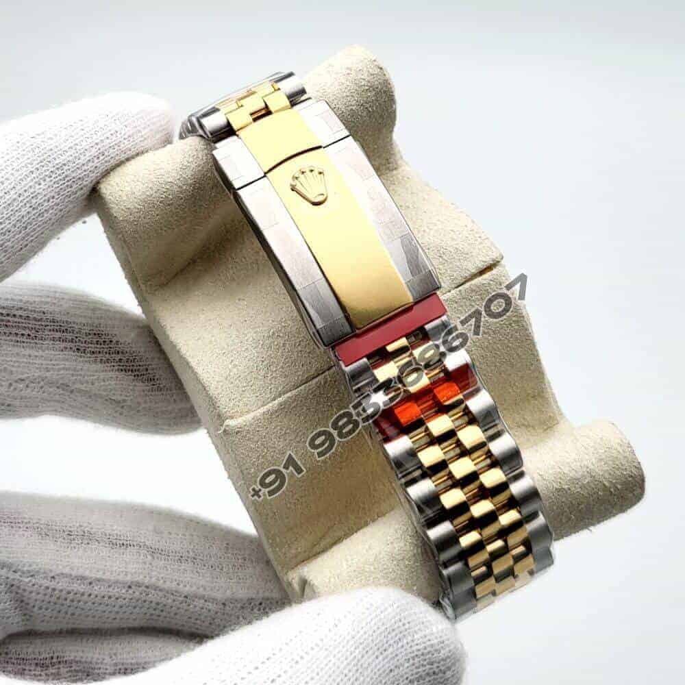 Rolex Datejust Oystersteel and Yellow Gold Slate Dial 41mm Exact 1:1 Top Quality Super Clone Swiss ETA 3235 Automatic Movement Watch