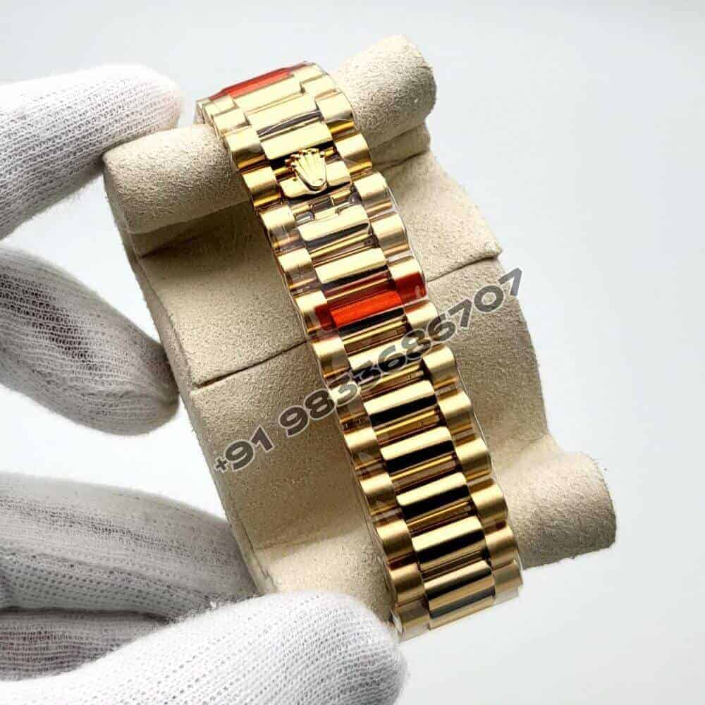 Rolex Day-Date 18kt Yellow Gold Champagne-colour Dial 40mm Exact