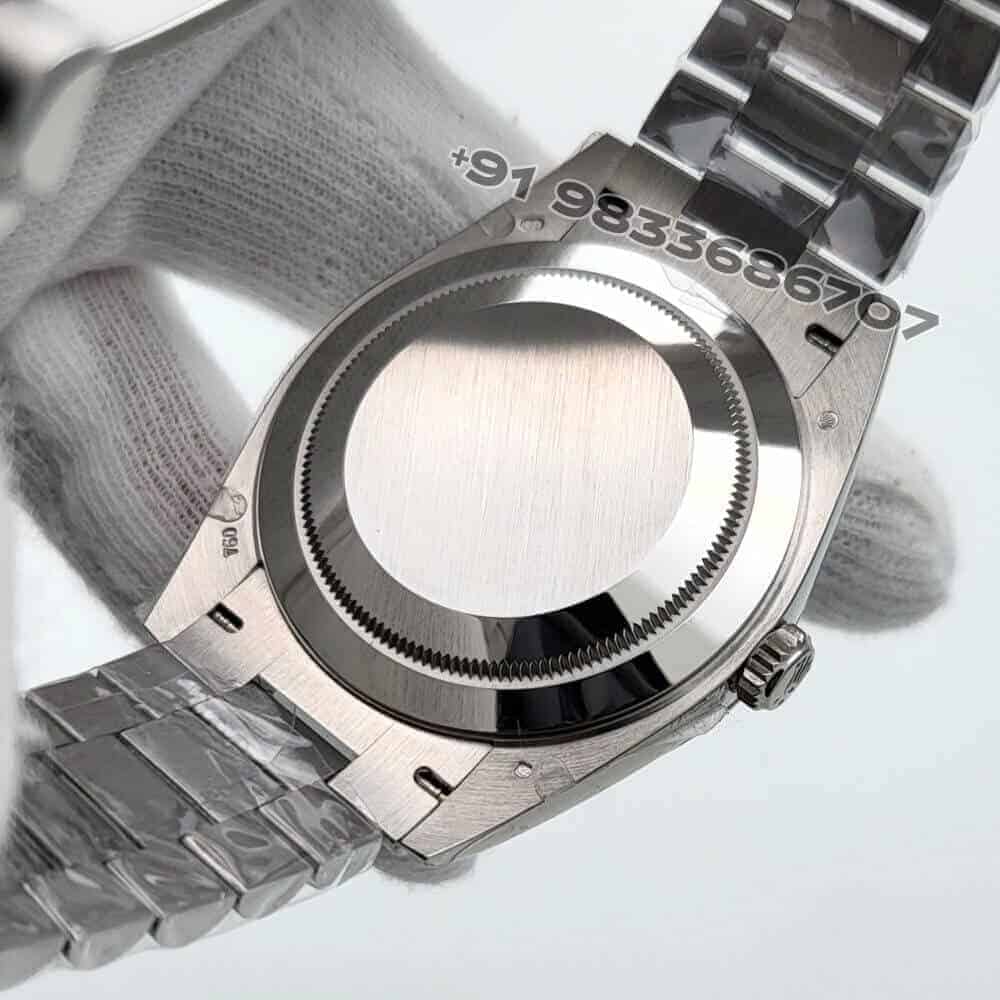 Rolex Day-Date Platinum Ice Blue Dial 40mm Exact 1:1 Top Quality Replica Super Clone Swiss ETA 3255 Automatic Movement Watch