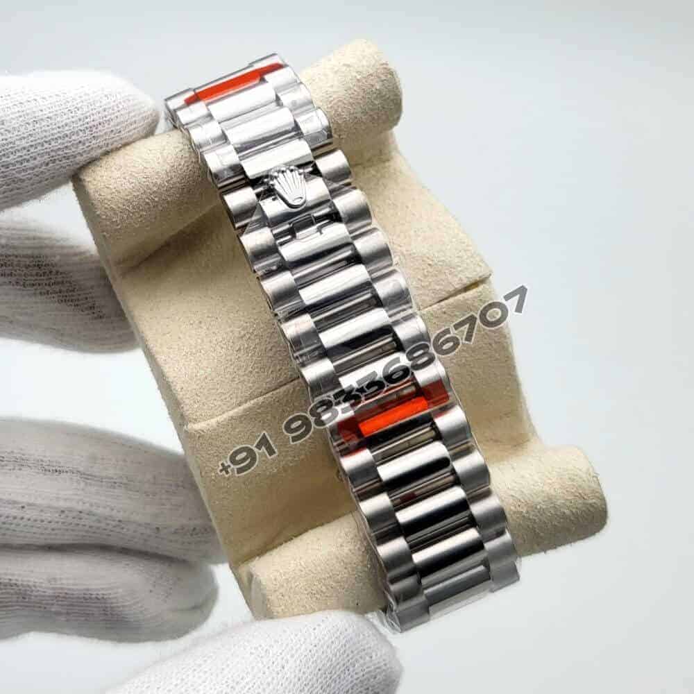 Rolex Day-Date Platinum Ice Blue Dial 40mm Exact 1:1 Top Quality Replica Super Clone Swiss ETA 3255 Automatic Movement Watch