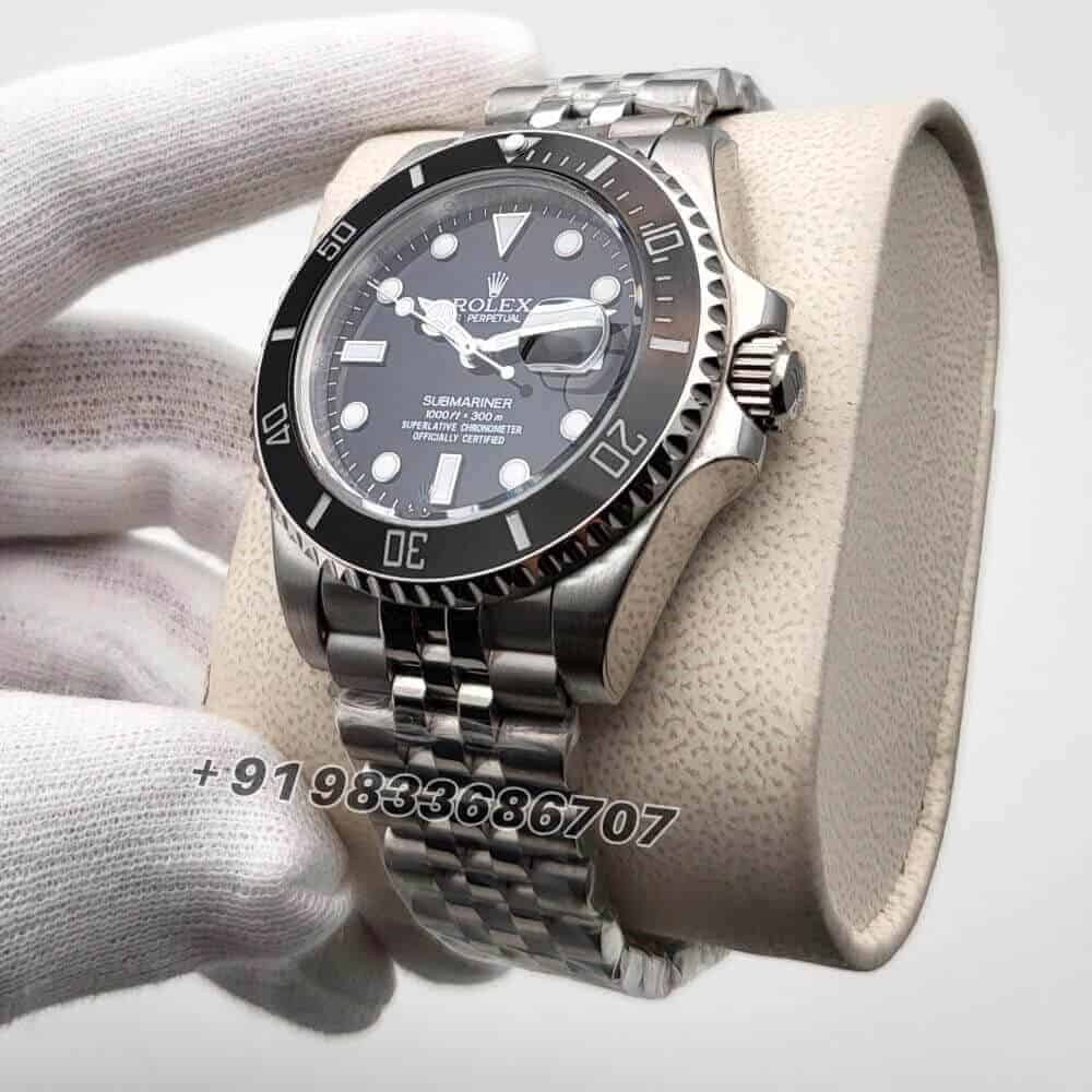 Rolex Submariner Stainless Steel Black Dial Jubilee Strap Super High Quality Swiss Automatic Watch (1)