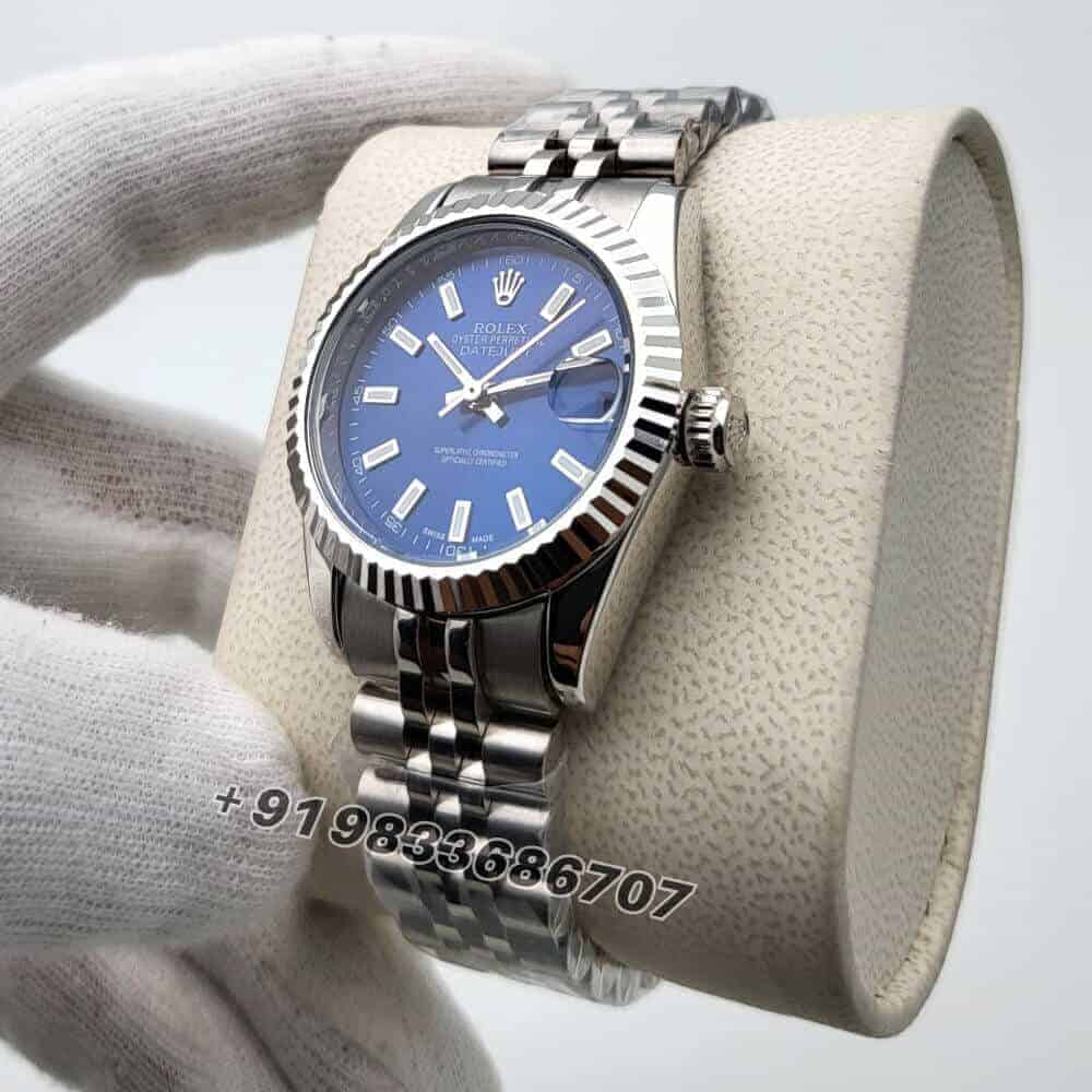 Rolex Datejust Blue Dial 31mm Super High Quality Swiss