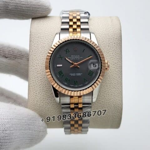 Rolex Datejust Dual Tone Dark Grey Dial 31mm