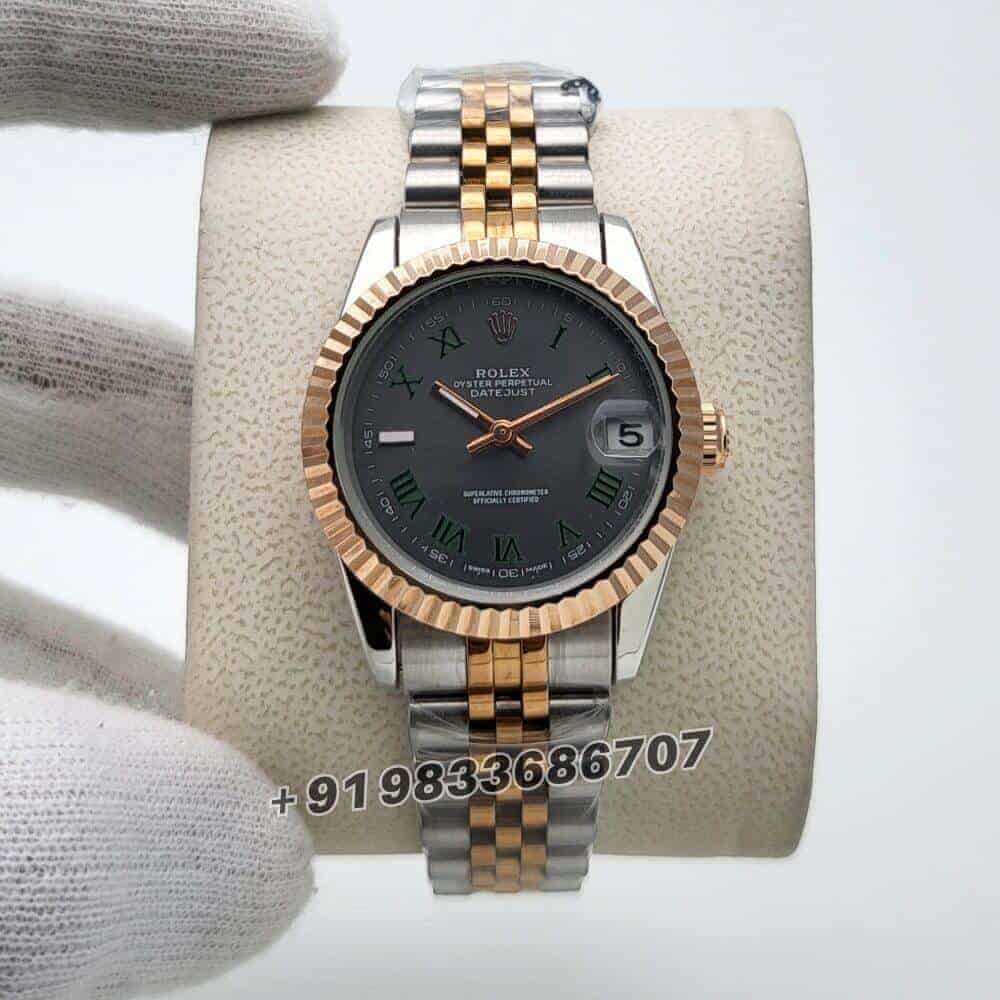 Rolex Datejust Dual Tone Dark Grey Dial 31mm