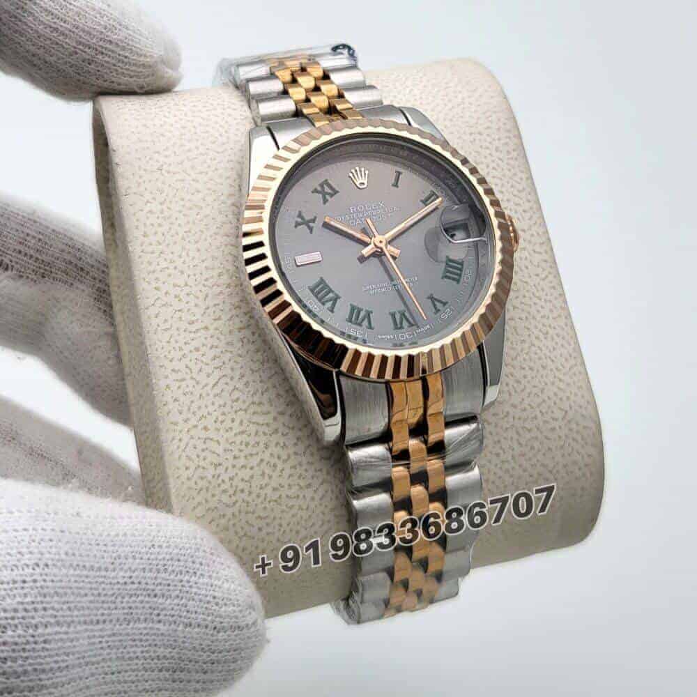 Rolex Datejust Dual Tone Dark Grey Dial 31mm