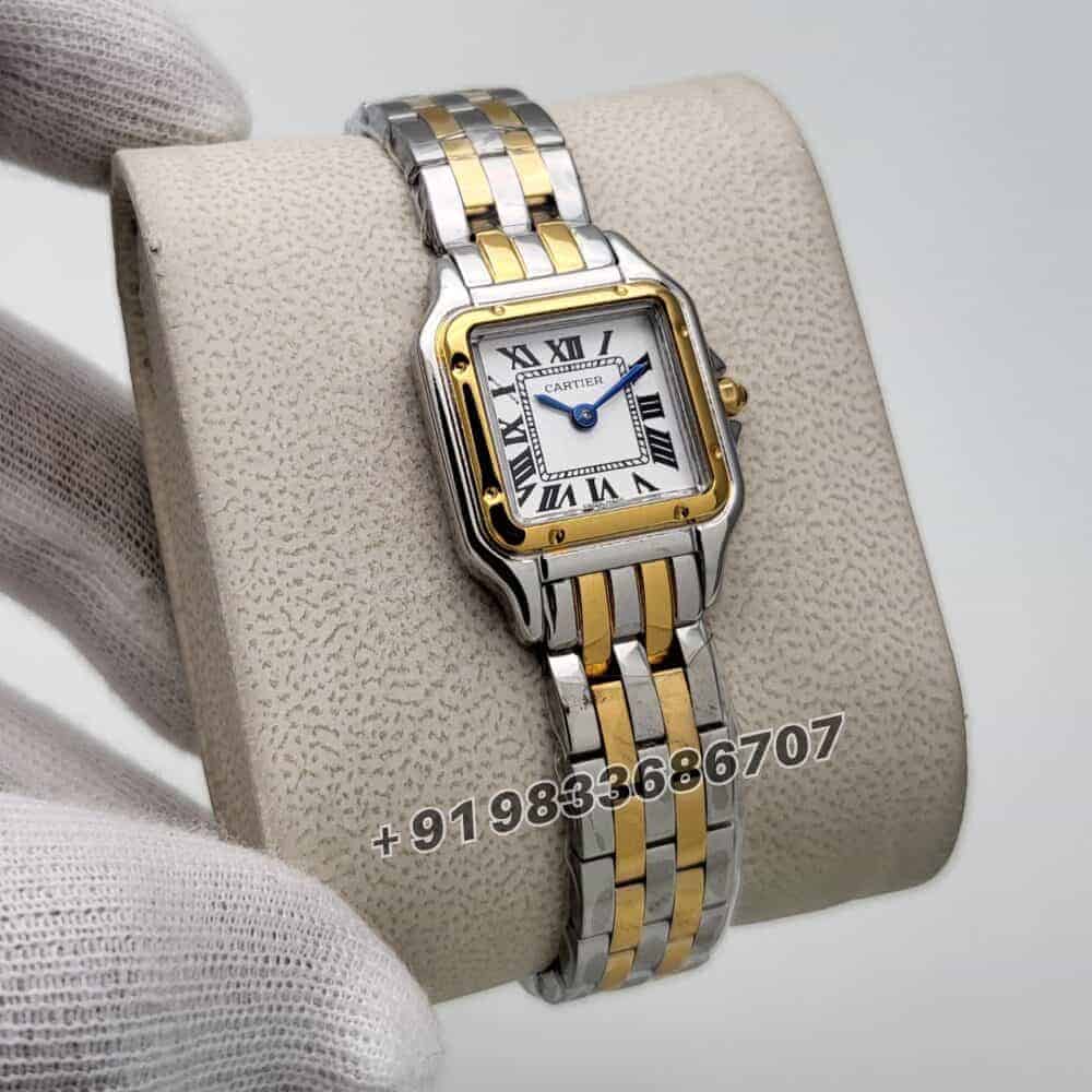 Cartier Panthere De Dual Tone White Dial Super High Quality Women’s Watch