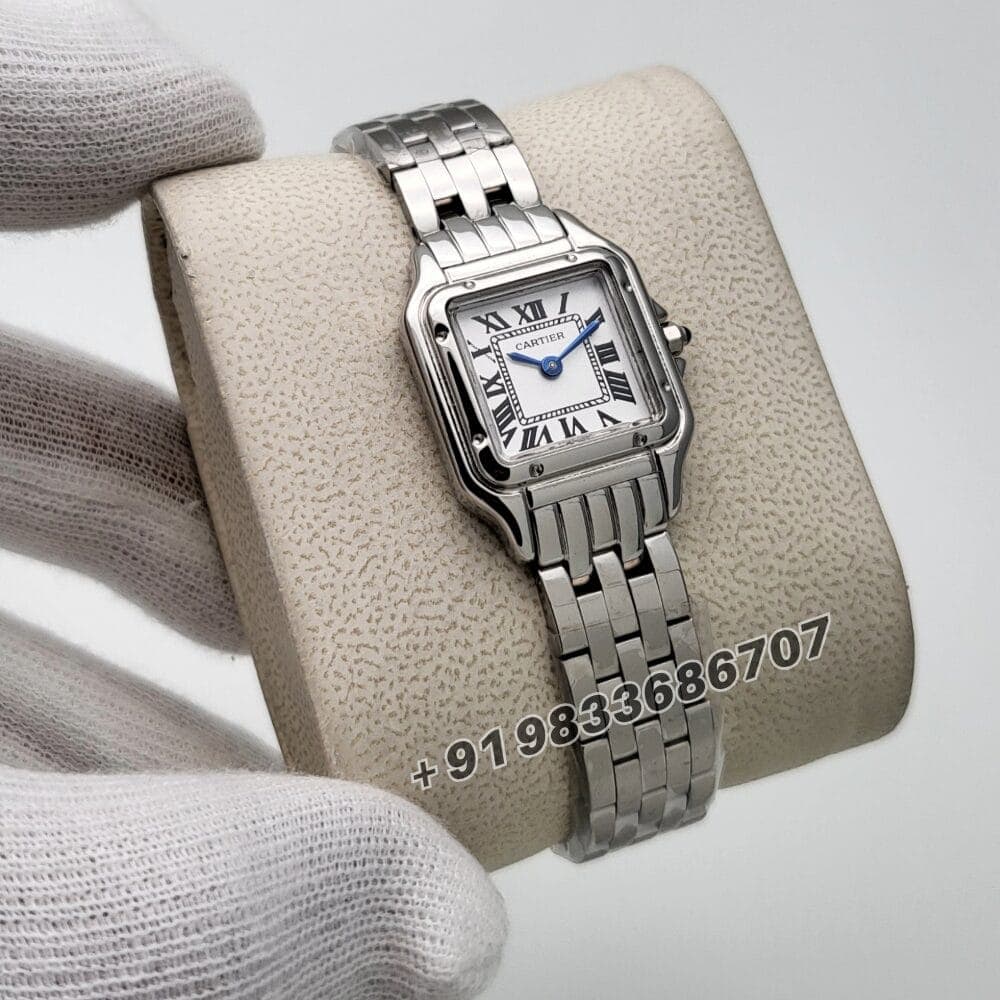 Cartier Panthere De Stainless Steel White Dial Super High Quality Women’s Watch