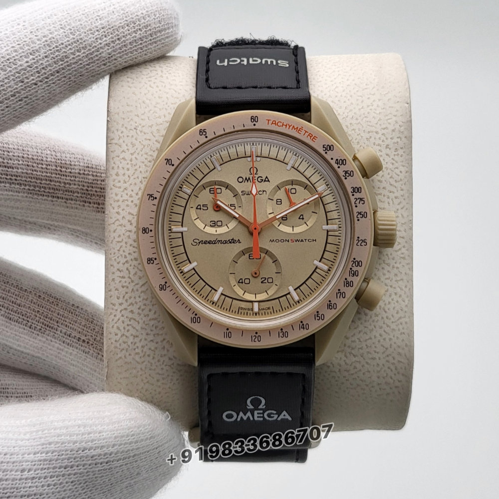 omega watches 1st copy Speedmaster Swatch Moonswatch Mission to Jupiter Chronograph