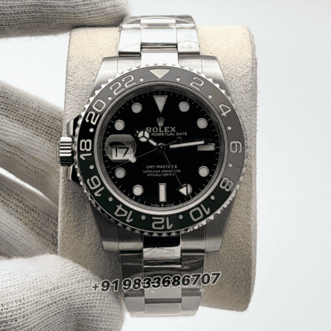 Rolex GMT Master II Sprite Left-Hand 40mm Exact 11 Top Quality Super Clone Replica Swiss ETA 3285 Automatic Movement Watch