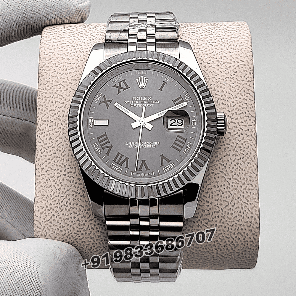 Rolex Datejust Slate Dial 41mm Jubilee Bracelet High Quality Swiss Automatic Replica Watch