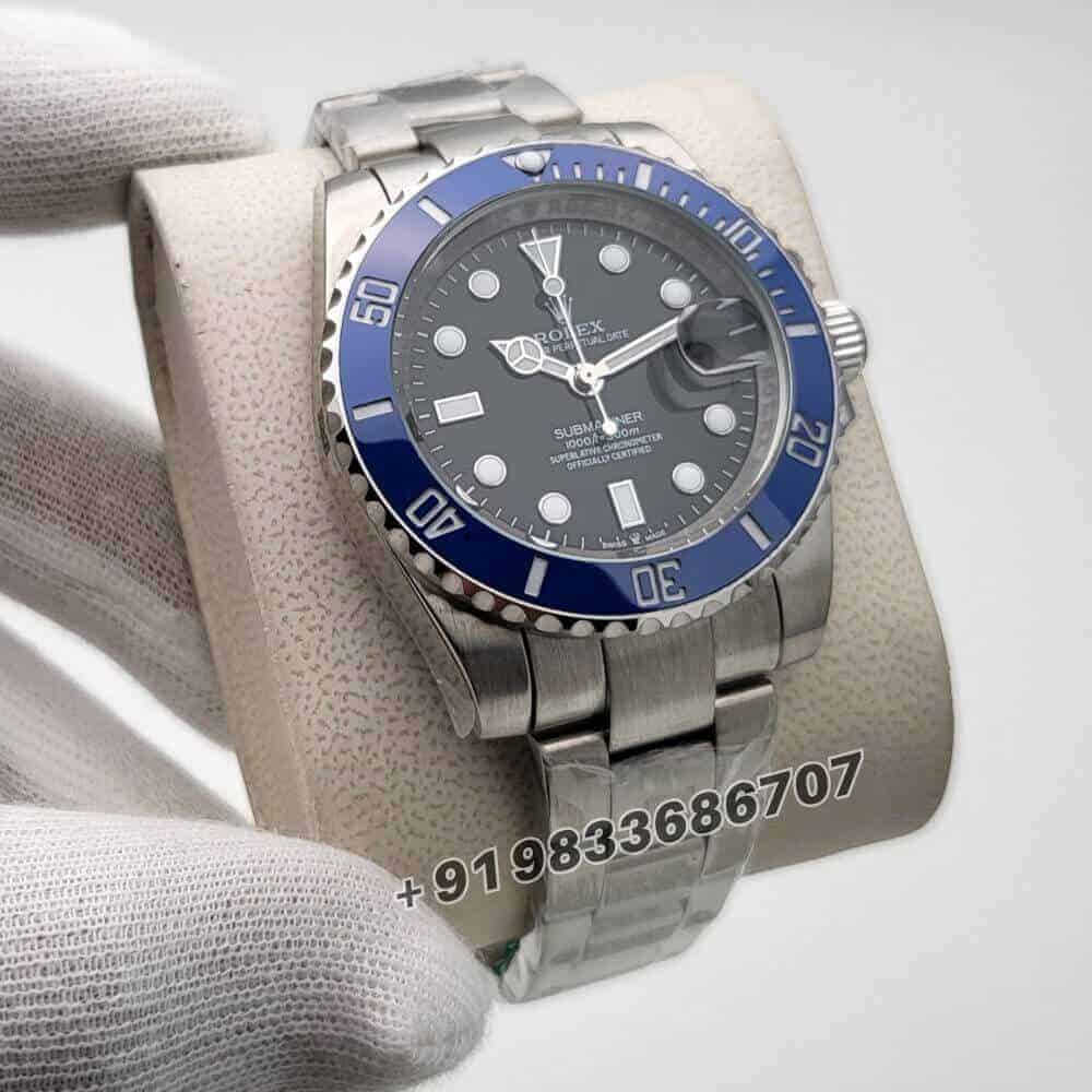 Rolex Submariner Date Blue Ceramic Bezel Black Dial 41mm Super High Quality Swiss Automatic Replica Watch (1)