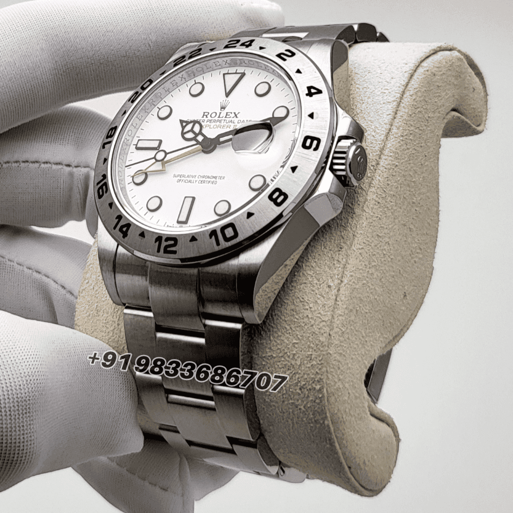 Rolex Explorer II Oystersteel Bracelet White Dial 42mm Exact (6)