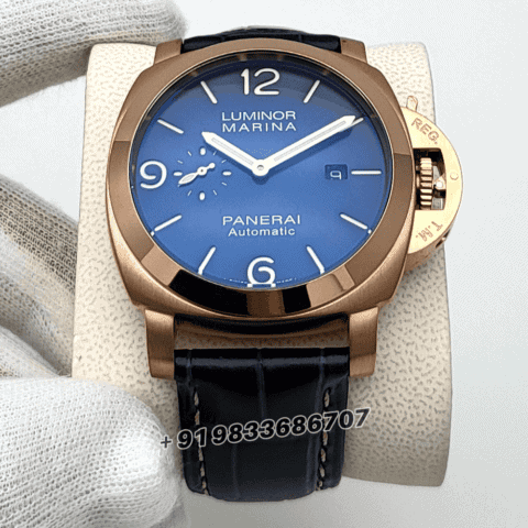 Luminor Panerai Marina Goldtech Blue Dial High Quality Swiss Automatic Watch