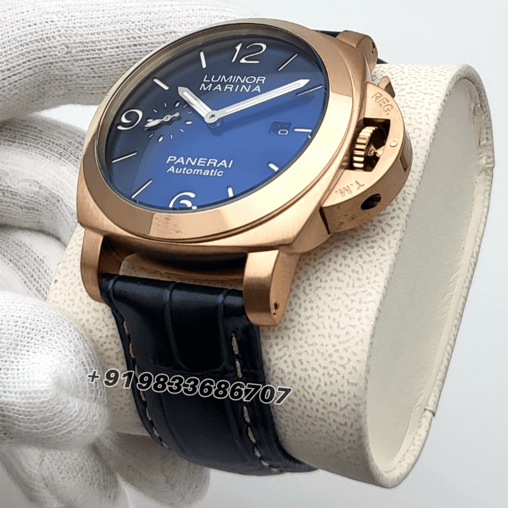 Luminor Panerai Marina Goldtech Blue Dial High Quality Swiss Automatic Watch