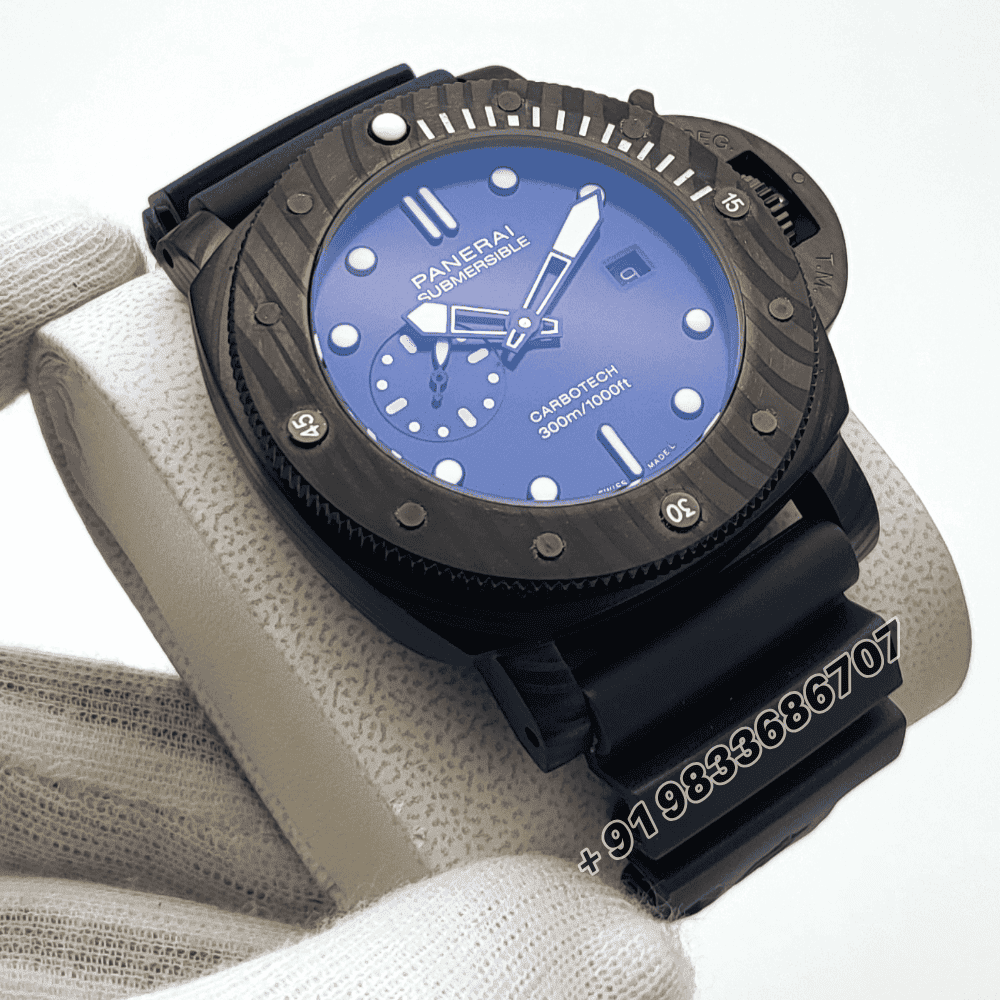 Luminor Panerai Submersible QuarantaQuattro Carbotech Blue Dial High Quality Swiss Automatic Watch