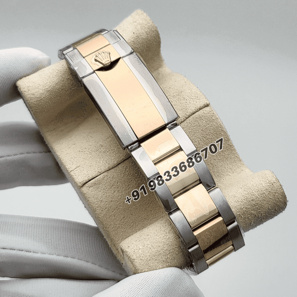 Rolex GMT Master II Rootbeer 2-Tone Black Dial 40mm Exact (3)