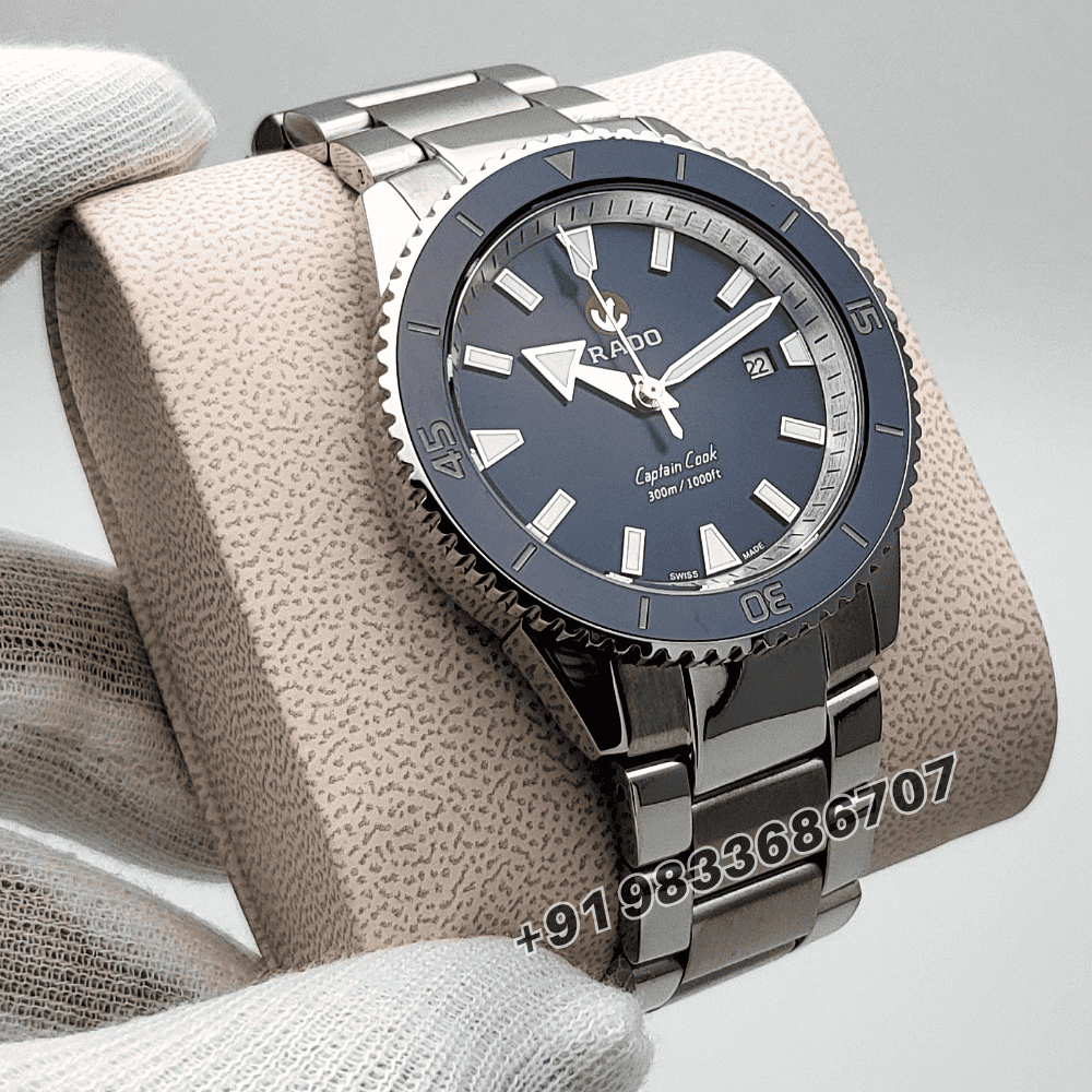Rado Captain Cook Hrithik Roshan Special Edition Blue Dial High Quality Swiss Automatic Watch (2)