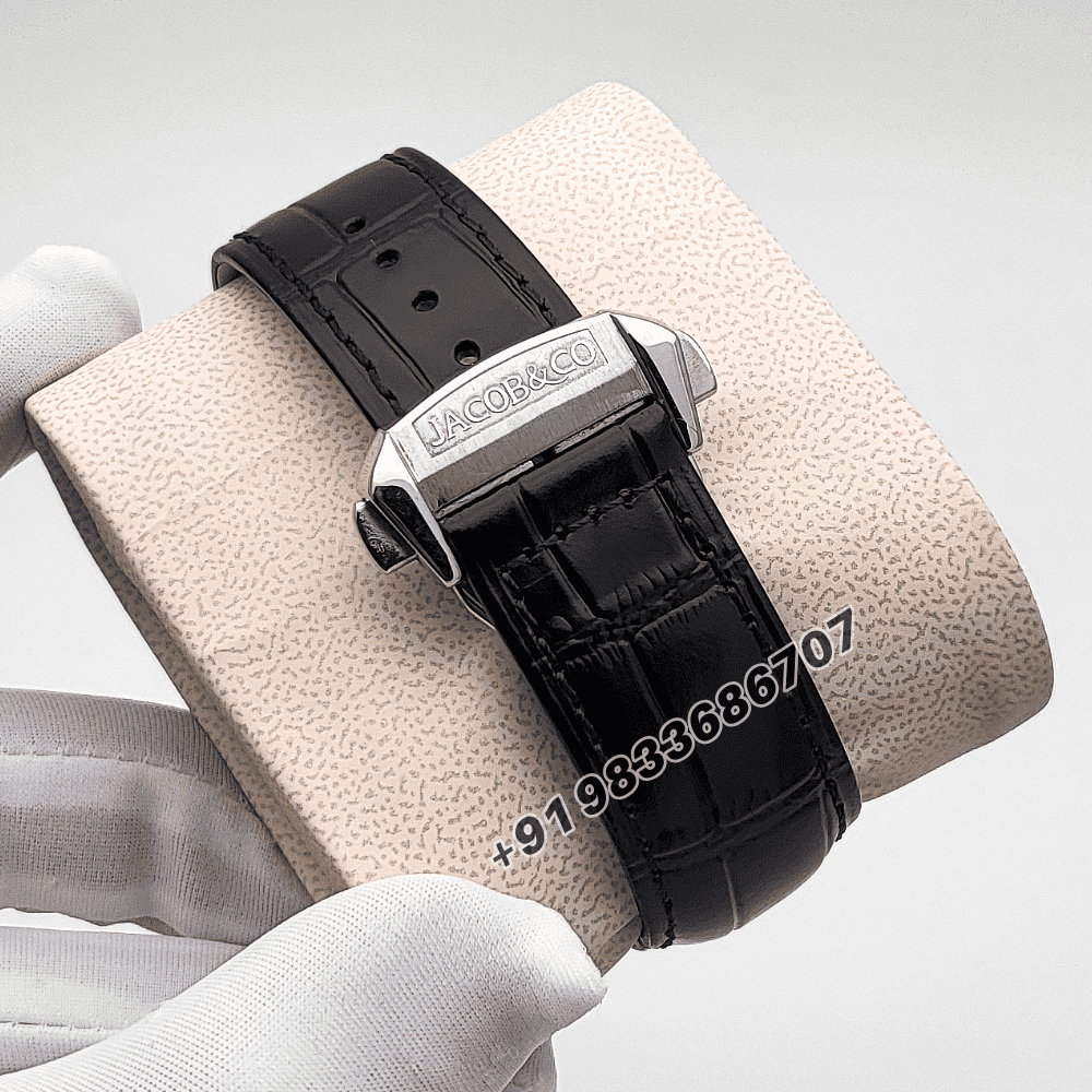 Jacob & Co Casino Tourbillon 18kt White Gold 44mm Exact 1:1 Top Quality Super Clone Replica Swiss ETA JCAM51 Movement Watch