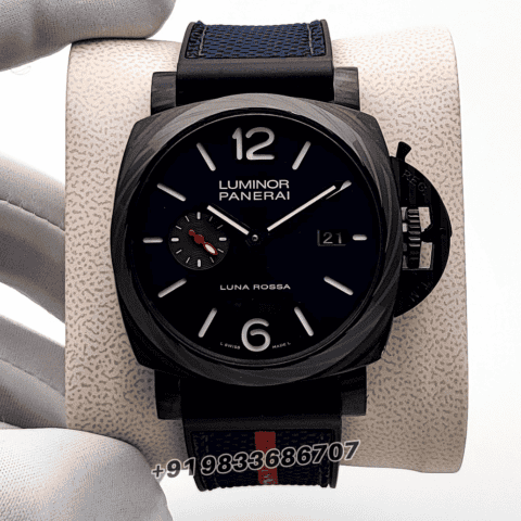 Luminor Marina Carbotech Luna Rossa Blue Sun-Brushed Dial High Quality Swiss Automatic Watch