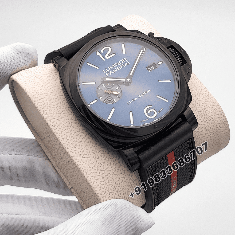 Luminor Marina Carbotech Luna Rossa Blue Sun-Brushed Dial High Quality Swiss Automatic Watch