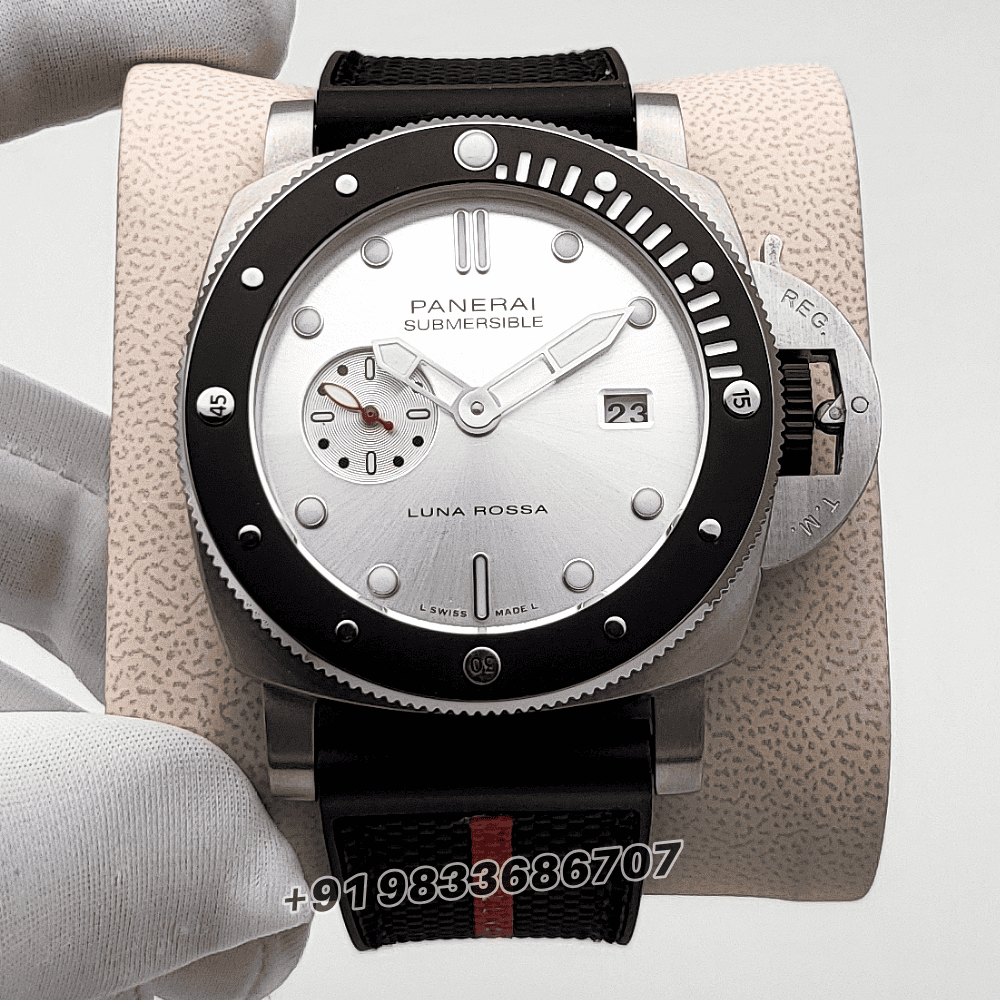Luminor Panerai Submersible Luna Rossa White Matt Dial High Quality Swiss Automatic Watch