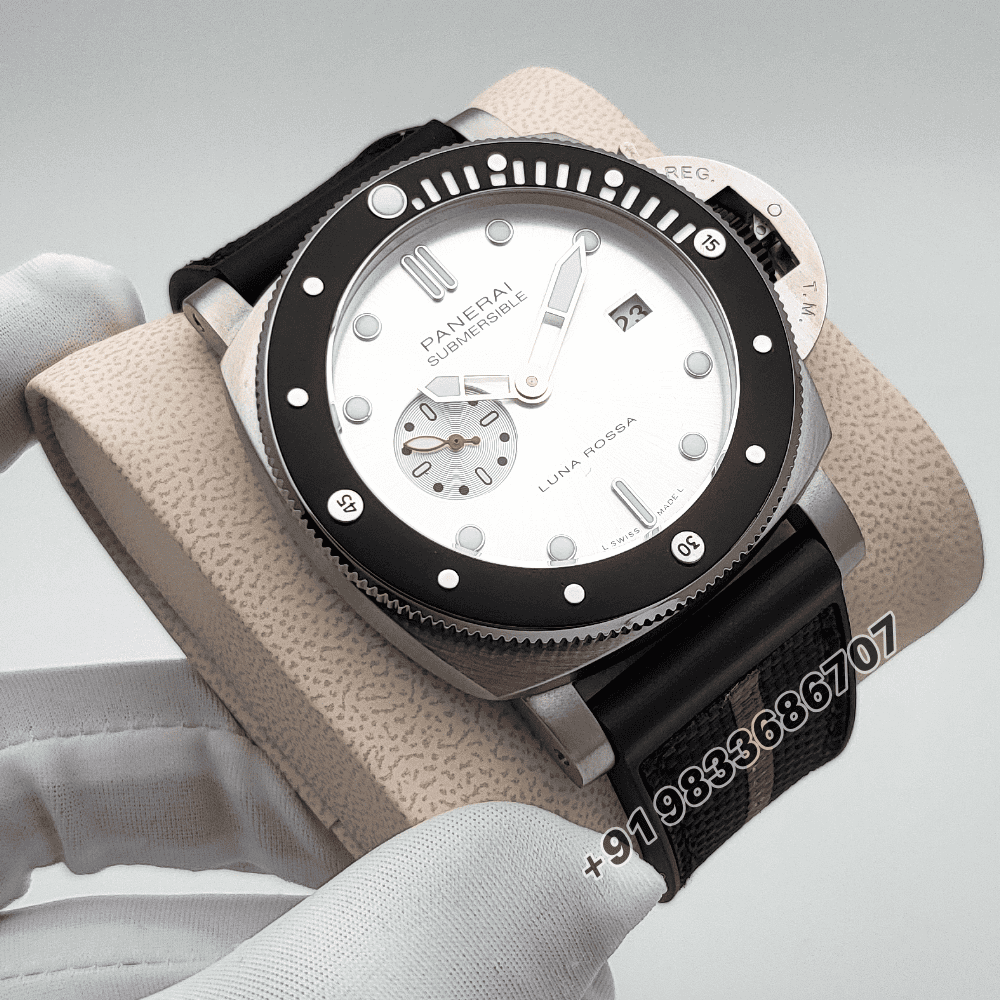 Luminor Panerai Submersible Luna Rossa White Matt Dial High Quality Swiss Automatic Watch