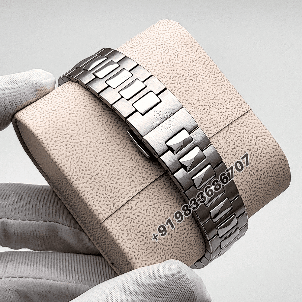 Patek Philippe Cubitus Stainless Steel 5821/1A-001 Sunburst Olive Green Dial 45mm Exact 1:1 Replica Top Quality Super Clone Swiss ETA 26-330 S C Automatic Movement Watch - Image 4