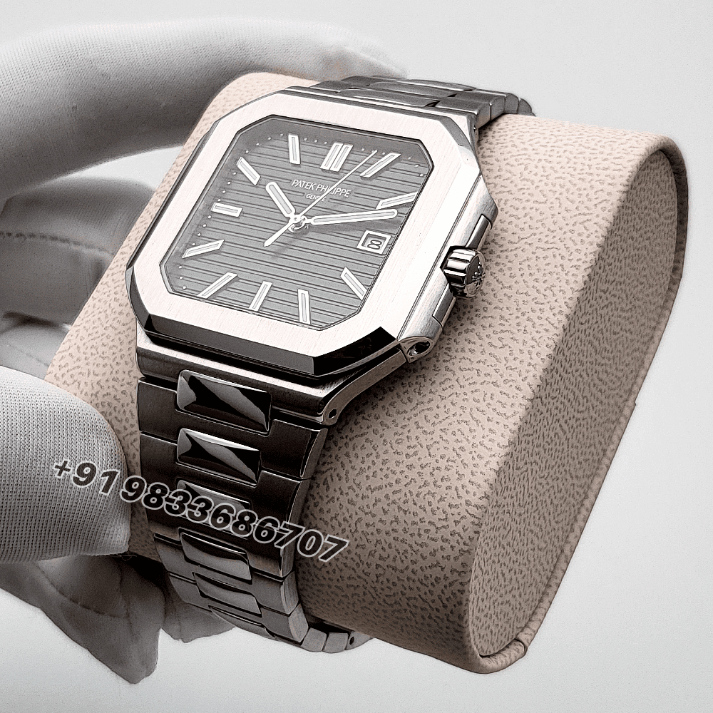 Patek Philippe Cubitus Stainless Steel 5821/1A-001 Sunburst Olive Green Dial 45mm Exact 1:1 Replica Top Quality Super Clone Swiss ETA 26-330 S C Automatic Movement Watch - Image 2