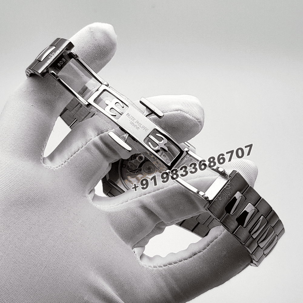 Patek Philippe Cubitus Stainless Steel 5821/1A-001 Sunburst Olive Green Dial 45mm Exact 1:1 Replica Top Quality Super Clone Swiss ETA 26-330 S C Automatic Movement Watch - Image 5