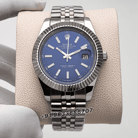 Rolex Datejust Blue Dial 41mm Jubilee Bracelet High Quality Swiss Automatic Watch (2)
