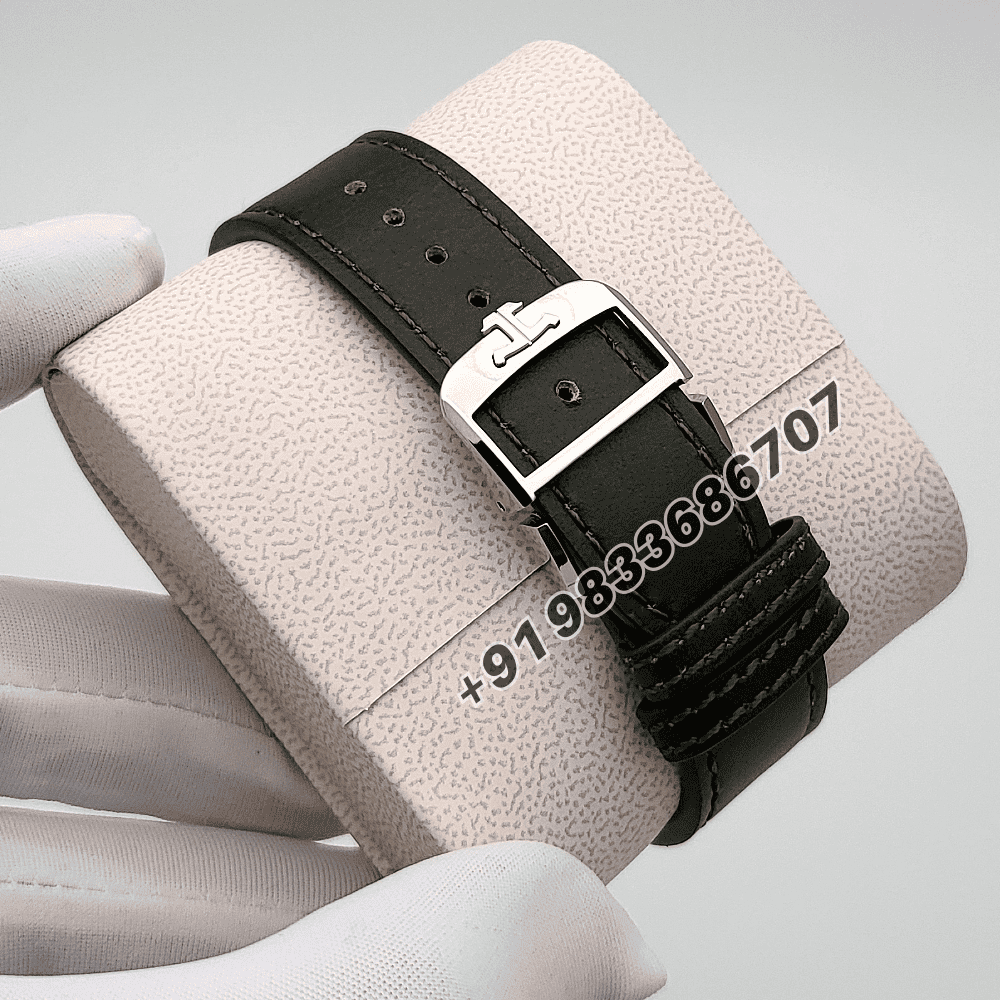 Jaeger-LeCoultre Reverso Tribute Monogace Small Seconds Green leather Strap Exact 11 Top Quality Replica Super Clone Swiss ETA