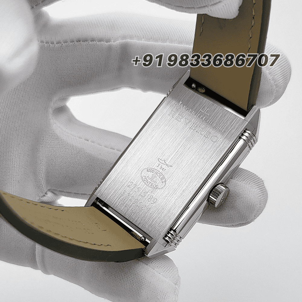 Jaeger-LeCoultre Reverso Tribute Monogace Small Seconds Green leather Strap Exact 11 Top Quality Replica Super Clone Swiss ETA