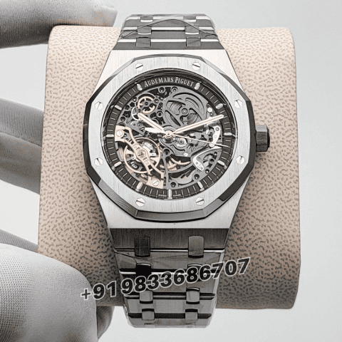 Audemars Piguet Royal Oak Double Balance Wheel Openworked Stainless Steel 41mm Exact 1:1 Top Quality Replica Super Clone Swiss ETA 3132 Automatic Movement Watch