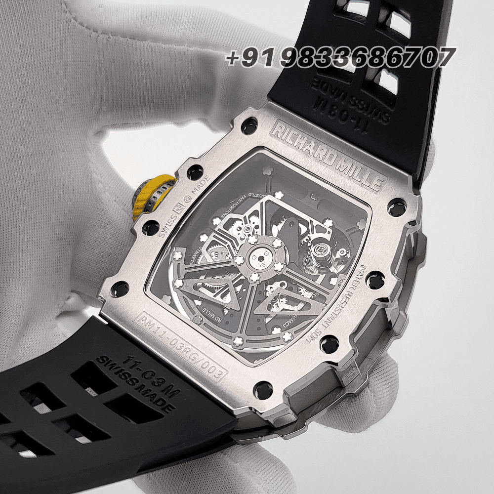 Richard Mille RM 11 Titanium Flyback Chronograph Exact 1:1 Top Quality Replica Super Clone Swiss ETA RM 11-03 Automatic Movement Watch - Image 5