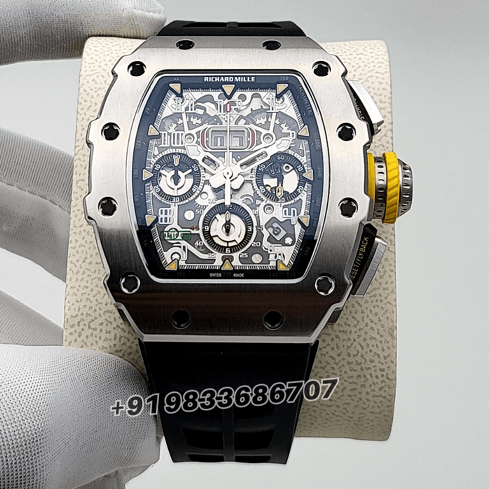 Richard Mille RM 11 Titanium Flyback Chronograph Exact 1:1 Top Quality Replica Super Clone Swiss ETA RM 11-03 Automatic Movement Watch