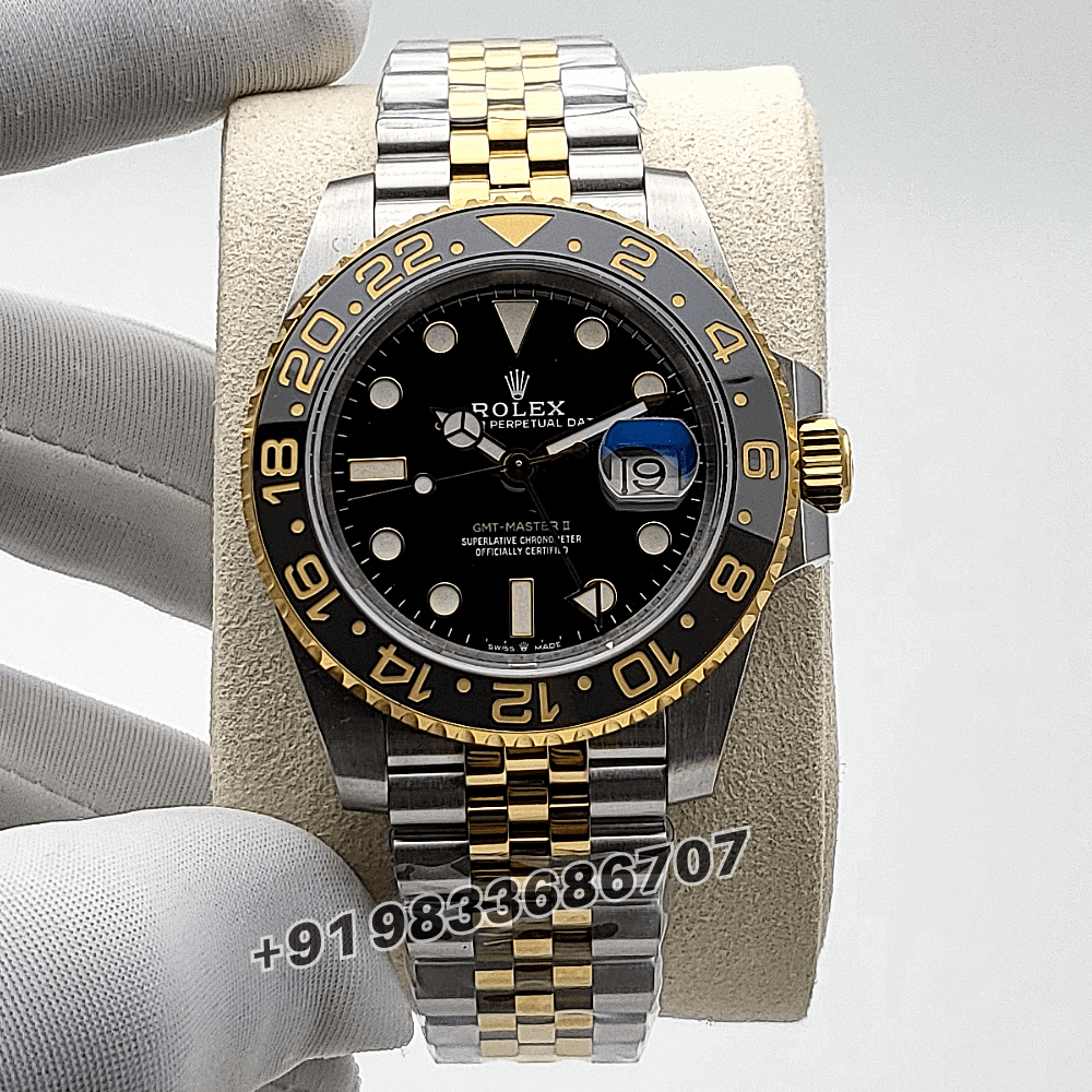 Rolex GMT Master II Bumblebee 40mm Exact 1:1 Top Quality Super Clone Swiss ETA 3285 Automatic Movement Watch