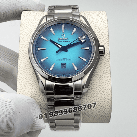 Omega Seamaster Aqua Terra 150m Co-Axial Master Chronometer 41mm Turquoise Dial High Quality Swiss Automatic Watch