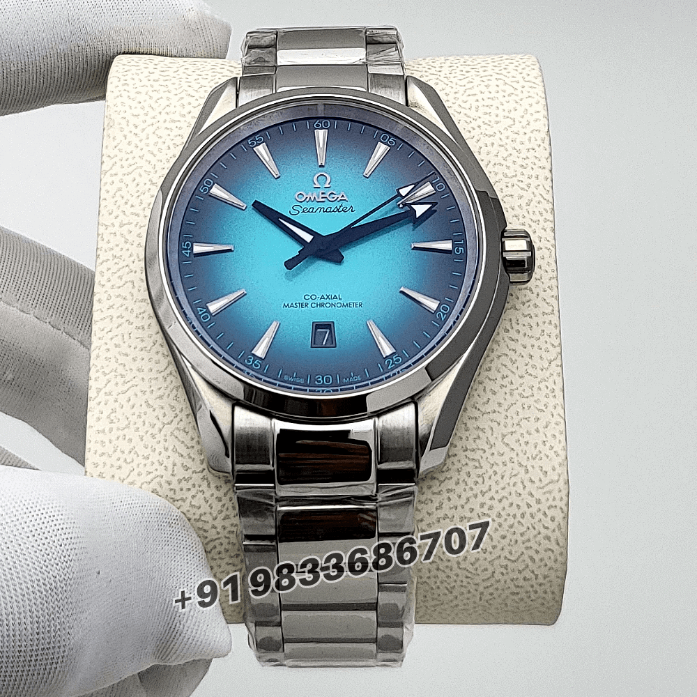 Omega Seamaster Aqua Terra 150m Co-Axial Master Chronometer 41mm Turquoise Dial High Quality Swiss Automatic Watch