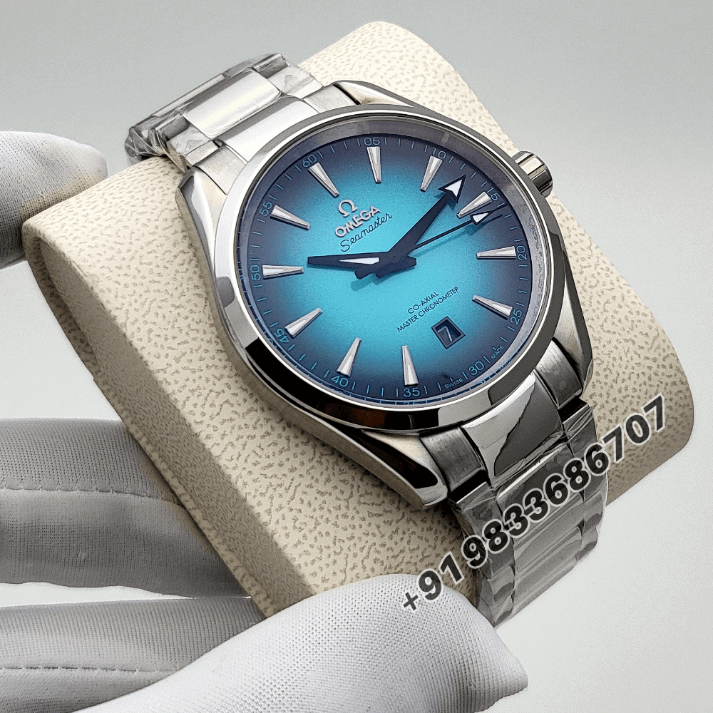 Omega Seamaster Aqua Terra 150m Co-Axial Master Chronometer 41mm Turquoise Dial High Quality Swiss Automatic Watch - Image 3