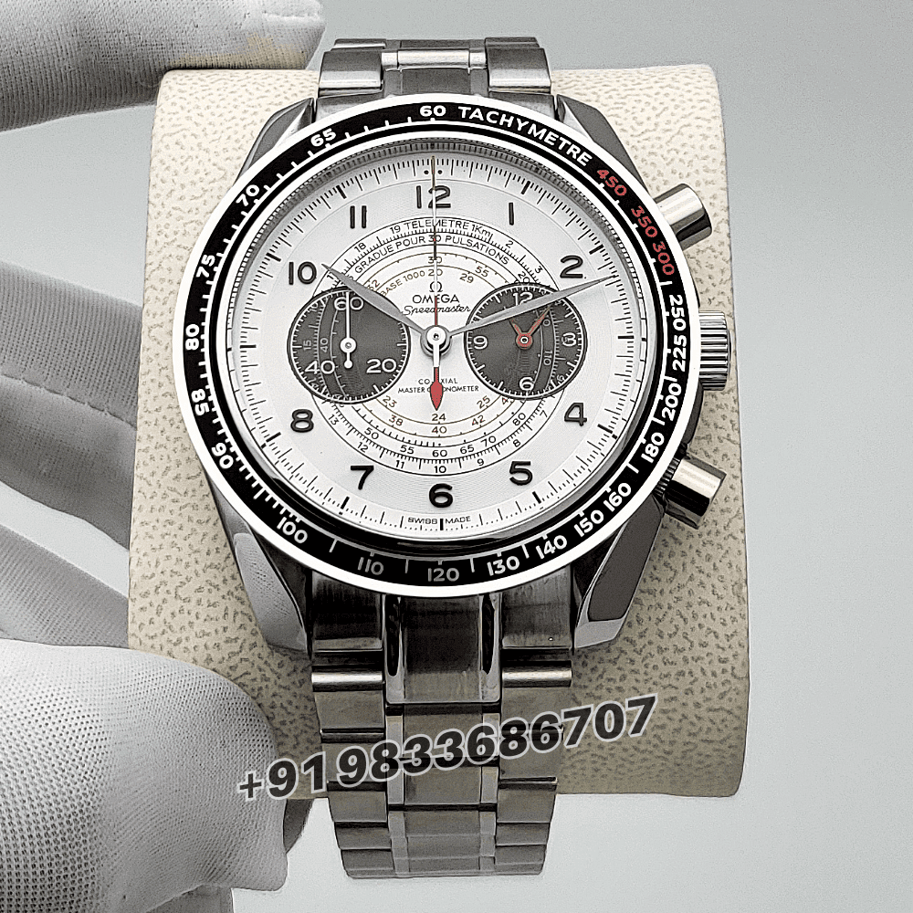 Omega Speedmaster Chronoscope Stainless Steel 43mm Silver Dial High Quality Watch
