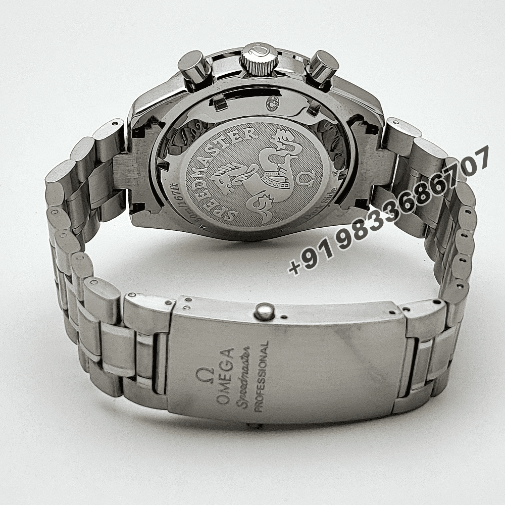 Omega Speedmaster Chronoscope Stainless Steel 43mm Silver Dial High Quality Watch - Image 4