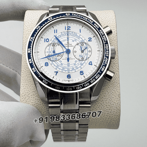 Omega Speedmaster Chronoscope Chronograph Stainless Steel 43mm Silver Dial High Quality Watch