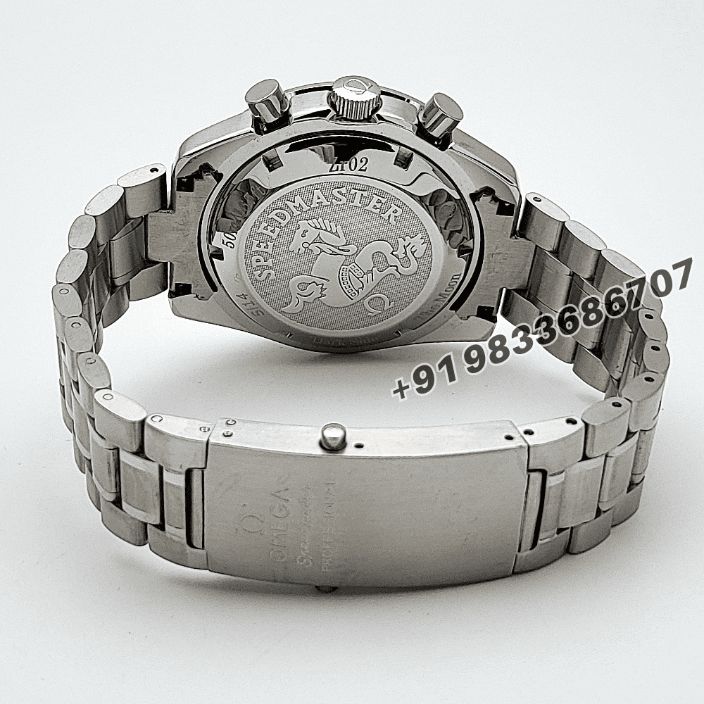 Omega Speedmaster Chronoscope Chronograph Stainless Steel 43mm Silver Dial High Quality Watch - Image 4