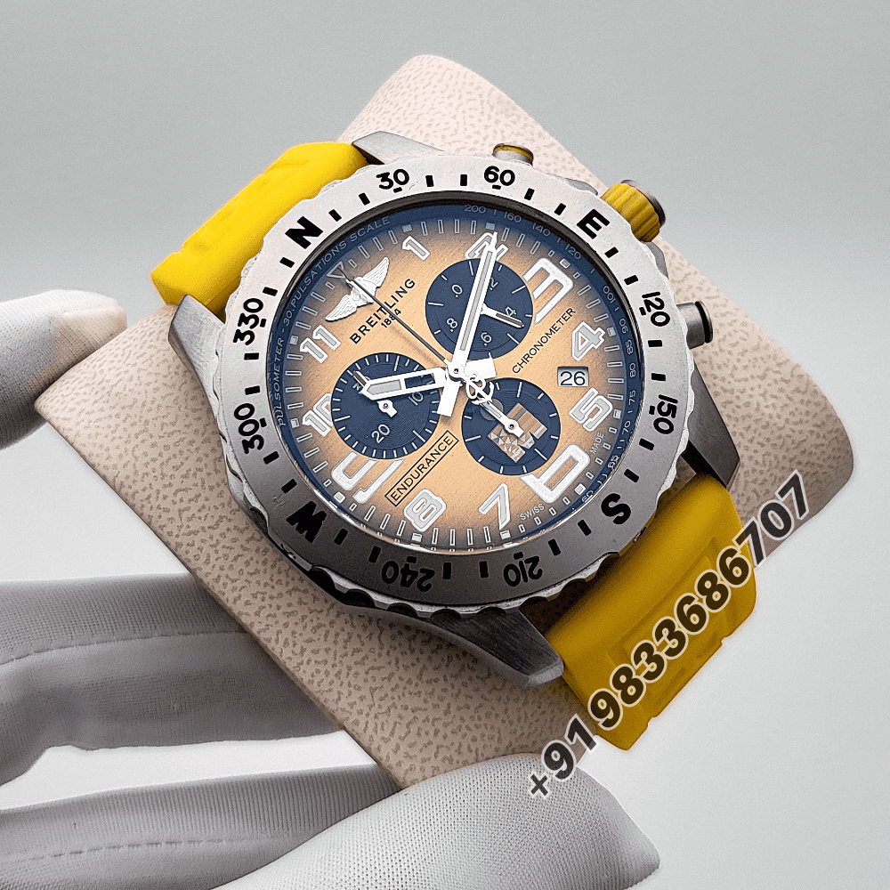 Breitling Professional Endurance Pro Ironman World Championship 2022 Yellow Black Dial High Quality Replica Watch - Image 3