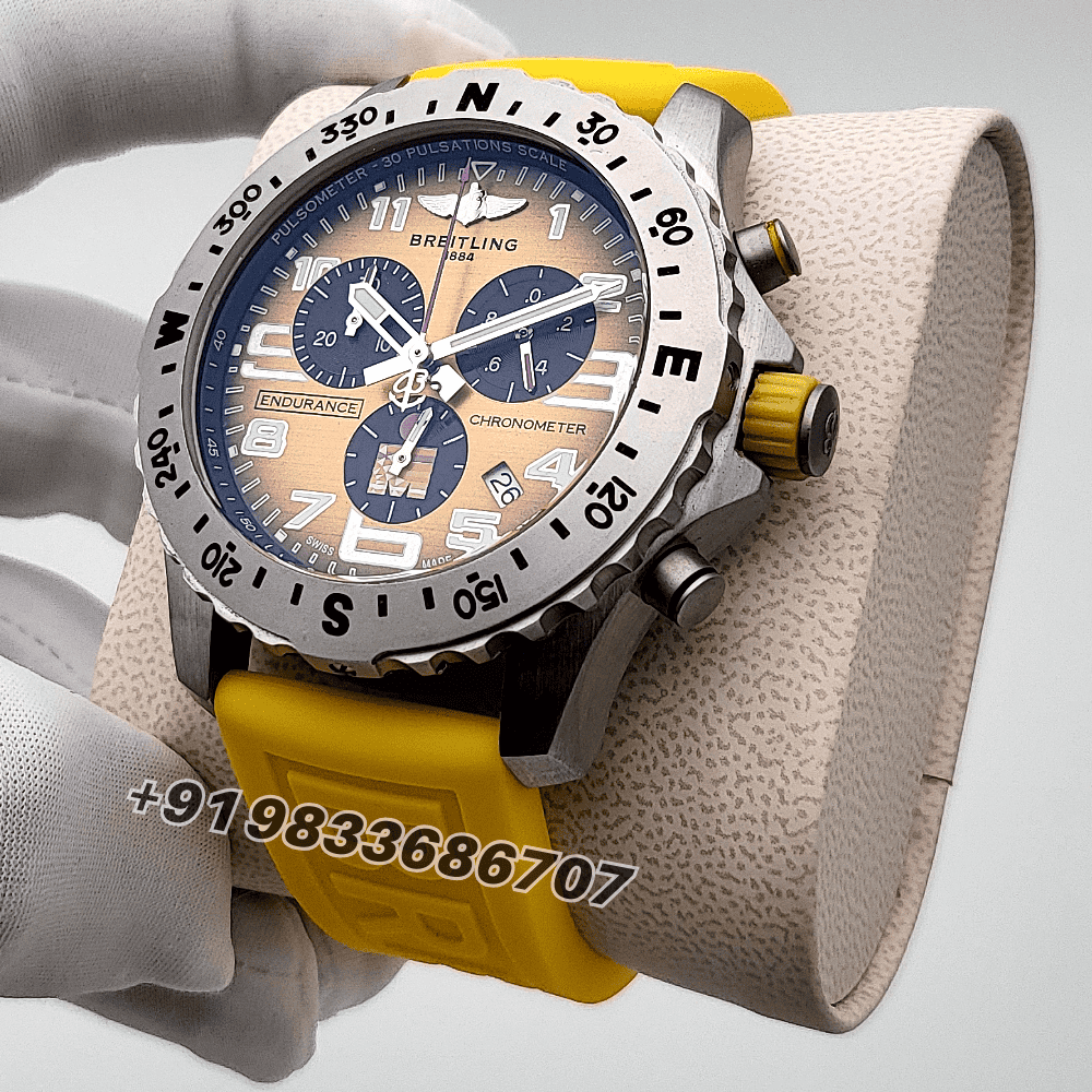 Breitling Professional Endurance Pro Ironman World Championship 2022 Yellow Black Dial High Quality Replica Watch - Image 2