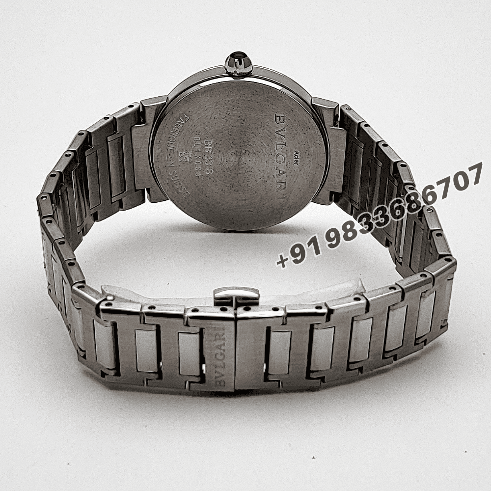 Bvlgari Bvlgari Stainless Steel Anthracite Satiné Soleil Lacquered Dial High Quality Women’s Watch - Image 4