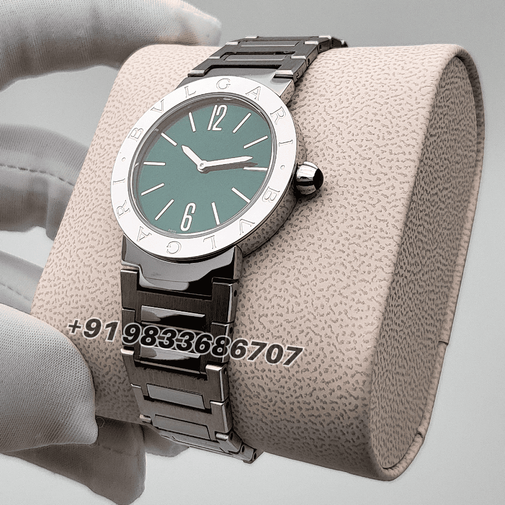 Bvlgari Bvlgari Stainless Steel Green Sun-Brushed Dial High Quality Women’s Watch - Image 2
