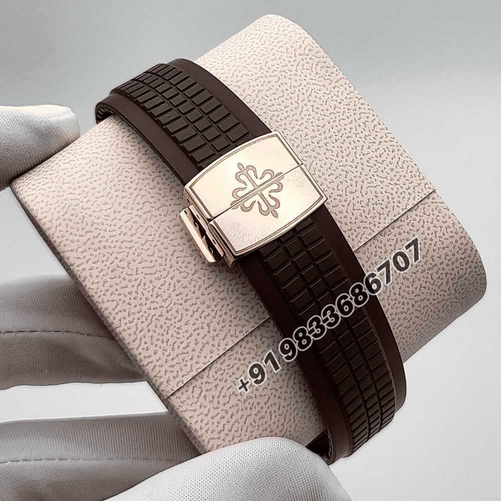 Patek Philippe Aquanaut Rose Gold 5167R-001 Brown Dial 40.8mm Exact 1:1 Replica Top Quality Super Clone Swiss ETA 26-330 S C/430 Automatic Movement Watch - Image 4